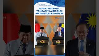 MOMEN KEAKRABAN 2 PEMIMPIN, Detik-detik PM Anwar Colek Prabowo