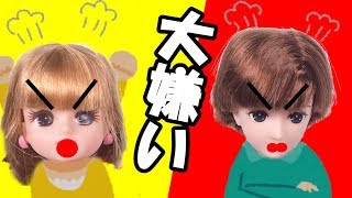 リカちゃん アニメ！はるとくんとケンカ『もういいよ！』走り去るリカちゃん…追いかけてきたのは…おもちゃ ねこキュート