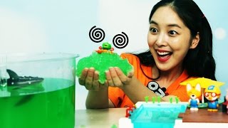 [유라] 장난감(toy)_젤리바프 신기한 마법가루 촉감놀이 젤리괴물 뽀로로 colour change gelli baff magic powder jelly monster