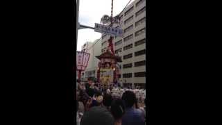 祇園祭2013・菊水鉾辻回し