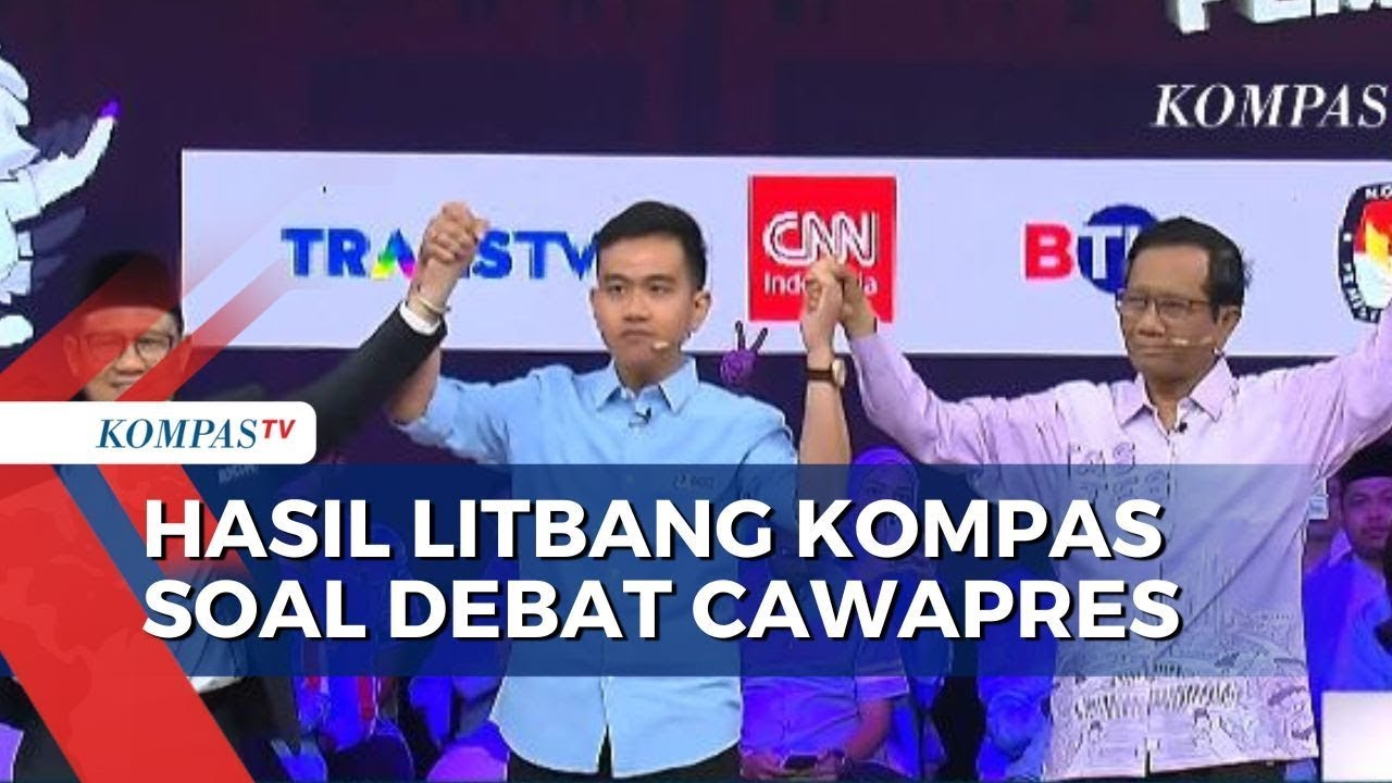 Jajak Pendapat Litbang Kompas Usai Debat Cawapres: 11,3 Persen ...