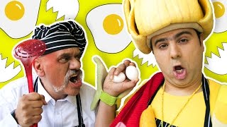 فوزي موزي وتوتي – تكسير البيض – The Eggs