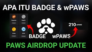 APA ITU BADGE DAN wPAWS ? | PAWS AIRDROP UPDATE