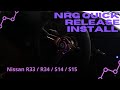 NRG Wheel & Quick Release FULL Install on Skyline R33 GTS-T Series 2 (incl R34, S14, S15)