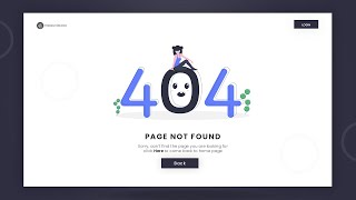 How To Create Responsive 404 Page Using HTML And CSS