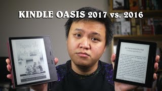 Amazon Kindle Oasis Comparison (2017 vs. 2016) - Vlog #58