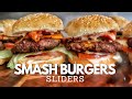 How To Make Smash Burger Sliders | Super Bowl Appetizers Recipes