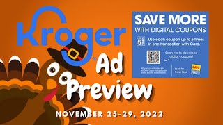 *4x Fuel Points* Kroger Ad Preview for 11/25-11/29 | 5x Digital Coupon Sale, Weekly Digitals & MORE