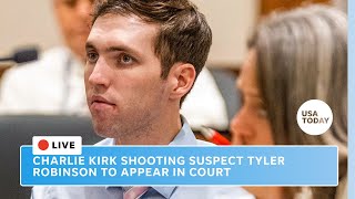 Charlie Kirk shooting suspect Tyler Robinson to appear in court