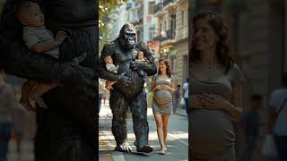 A Kind World #gorilla #baby #gorillalove #shorts