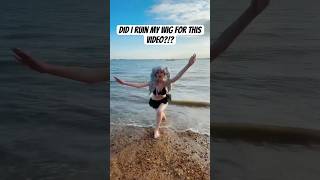 WIG GETS RUINED?!? Can i fix it?!? Peko pekoyama cosplay meme #cosplay #danganronpa #meme #wig