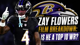 Zay Flowers Film Breakdown: Is He a Top 10 WR?