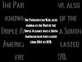 The war that left Paraguay almost annihilated|The war of triple alliance|1864-1870