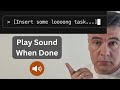 Claude Code: Sound Notification After Finish