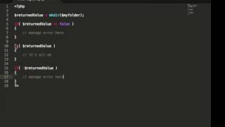 PHP beginner tutorial - M2L4 - Error handling