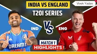 IND vs ENG 1st T-20I Match Highlights #IndvsEng #T20I