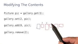 Modifying the Contents - Intro to Java Programming