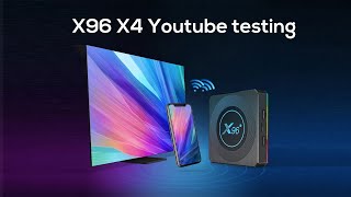 X96 X4 Amlogic S905X4 Android 11 TV Box 8K decoding test