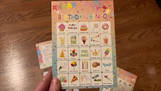 FANCY LAND Birthday Bingo Game REVIEW