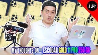 *NEW* 📱Escobar Gold 11 Pro 256 GB 24K Gold iPhone - My Thoughts
