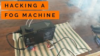 Fog Machine Breakdown and Hacking for Arduino Control