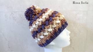 GORRO PUFF CRUZADO