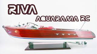 Riva Aquarama Special RC model by OMH, RC Control, Full RC ready to run on water.