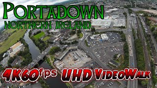 Walking in Portadown / NORTHERN IRELAND VideoWalk 4K60ᶠᵖˢ UHD🔴