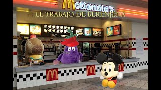 MICKEY Y LOS PELUCHES - episodio 8 - el trabajo de Berenjena #work #mcdonalds #mickeymouse #plush