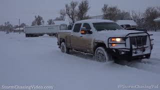 Winter storm and heavy snow slams Kansas - 1/28/2020