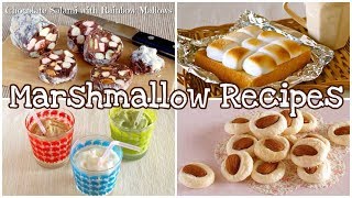 7 SURPRISING Marshmallow Recipes | OCHIKERON | Create Eat Happy :)