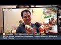 Chinese fruit seller speaks fluent Tamil