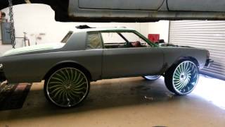 2 Door Box Chevy Burn Out