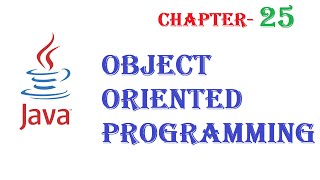 Object oriented programming in Java - Java tutorial - w3Schools - Chapter 25 English