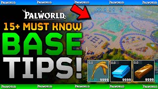 BEST BIG Base Tip \u0026 Tricks / 7 in 1 Base Tour Guide - Palworld Feybreak