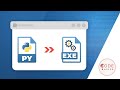 Convert python file to exe in less than 2 minutes (.py to .exe)