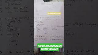 Science introduction for competitive exams part 1