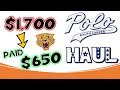 $1,700 MSRP Unboxing Polo Ralph Lauren Shopping Spree- Huge Polo Haul  Paid $650 Vlog Save Money