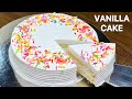 Easy Vanilla Cake Recipe Without Oven | Vanilla Cake | Birthday Cake