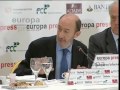 rubalcaba rechaza reformar banco de españa