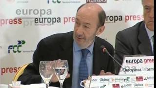 Rubalcaba rechaza reformar Banco de España