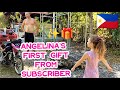 Angelina  Surprised: Her First Gift from Subscribers!