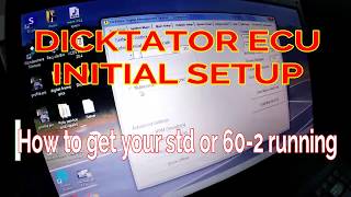 How to setup your dicktator ecu, startup map and timing setup. Step by step to start your tuning.