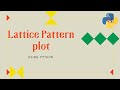 Lattice pattern plot using python