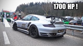 1700+hp 9FF Porsche F97-170 (997 Turbo) | 2-step revs \u0026 accelerations