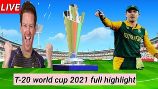 England vs south Africa T-20 world cup 2021 full match highlights||