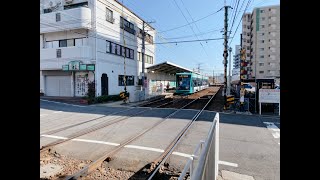 広島電鉄路面電車　2021.02.06 佐伯区役所前