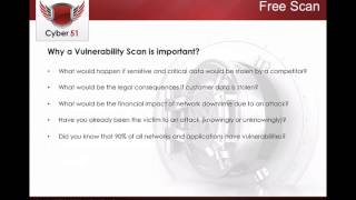 Free Vulnerability Scan, Free Vulnerability Assessment | Cyber 360 | Cyber 51