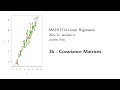 MATH3714, Section 3.2: Covariance Matrices