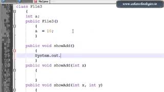 Java tutorials for beginners 10 java program for method overloading